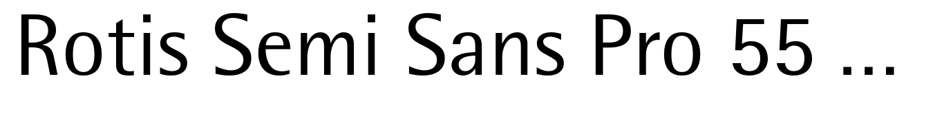 Rotis Semi Sans Pro 55 Regular